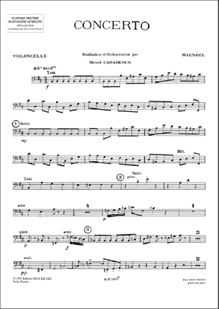 Concerto Pour Alto Parts Vcelle